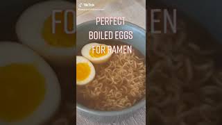 Perfect Boiled Ramen Eggs For Ramen [upl. by Brod936]