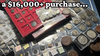 Unboxing 16000  of Rare Coins  Ancient World amp Silver Coin Collection  Hoard Unboxings [upl. by Ellennad]