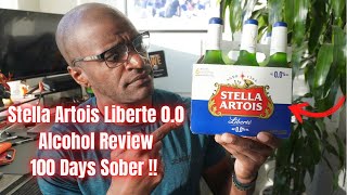 Stella Artois Liberte 00 Alcohol Review 100 Days Sober [upl. by Zoara]