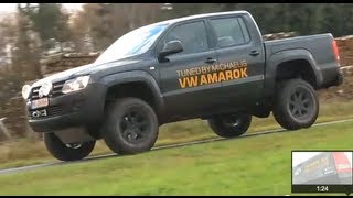 VWAmarok BodyLift amp tuned Test in Action [upl. by Gerdi]