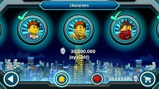 LEGO Ninjago Nindroids  Jay Gold Free Play Gameplay [upl. by Isyed]