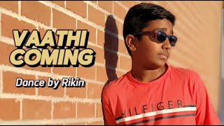 Master  Vaathi Coming  Thalapathy Vijay  Dance By Rikin 👑🕺 [upl. by Alard]