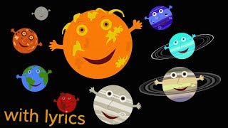 The Solar System Song with lyrics [upl. by Layla]