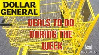 DOLLAR GENERAL HAUL DEALS YOU CAN DO DURING THE WEEK NOVEMBER 2024 [upl. by Yrrek606]