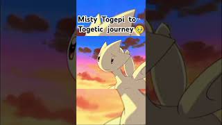 Misty sad togepi to Togetic 🥹Misty last goodbye to Togetic 🥺pokemon misty togetictogepisadtop [upl. by Arbed]