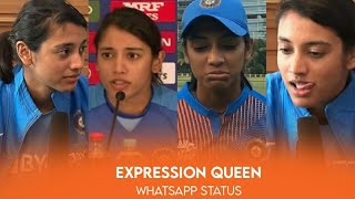 Expression queen  smriti mandhana  whatsapp status  mash up  smriticrush18 [upl. by Vevina]