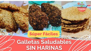 Cómo hacer Galletas Saludables sin Harinas en minutos [upl. by Nuahsed]