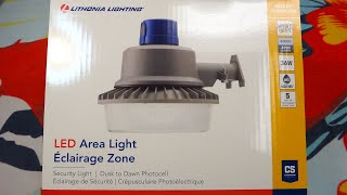 Lithonia Lighting 36watt LED Area Light Fixture [upl. by Rehpotirhc]