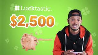 How to play Lucktastic with Andre and win a free gift card 100 FREE to play [upl. by Noda523]