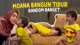 MASYAALLAH BISABISANYA MOANA BANGUN TIDUR MALAH BEGINI AKROBAT [upl. by Ijnek]