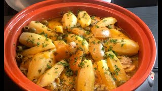 Tajine de poulet aux olives et citrons confit chef lahcen [upl. by Sitelc903]