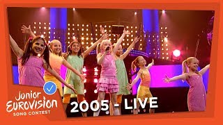 Malin  Sommer Og Skolefri  Norway  2005 Junior Eurovision Song Contest [upl. by Heady734]