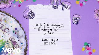 Olivia Rodrigo  teenage dream Official Lyric Video [upl. by Remo127]