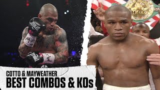 Miguel Cotto and Floyd Mayweather Jr Best Highlights and Knockouts [upl. by Moguel518]