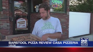 Barstool’s Dave Portnoy visits Casa Pizzeria in Ludlow [upl. by Irrej]