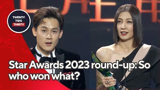 Star Awards 2023 roundup So who won what [upl. by Ynnep443]