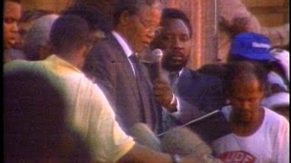 Nelson Mandela Released Feb 11 1990 [upl. by Suivatal]