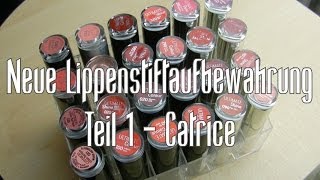 Neue Lippenstiftaufbewahrung  Sammlung CATRICE Teil 1 [upl. by Langston]