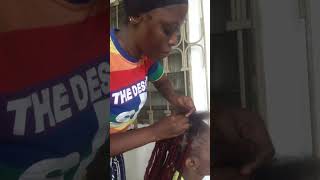 Plaiting simple hairstyle ytpost plaitinghair forladies [upl. by Alamaj]