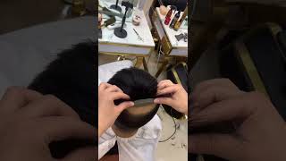 Mens wigWomens wigsMens wig pieceHighend mens wig hairstyle longhairstyleformen hair [upl. by Ashlan]