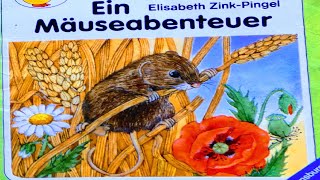 EIN MÄUSEABENTEUER Kindergeschichte vorlesen mitlesen Maus Kind Geschichte GuteNacht BilderBuch [upl. by Aloz656]