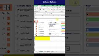 Personalizar Color en Selector Fechas vba excel datepicker [upl. by Tiossem772]