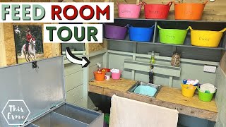 New Feed Room Tour Decorating  Transformation  This Esme AD [upl. by Elleirad]