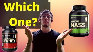 Whey Protein Powder VS Mass Gainer  Tips For Beginners [upl. by Ahsenev]