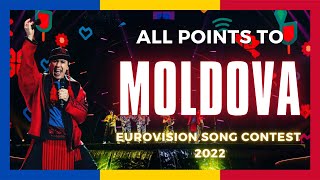 ESC 2022  All Points to Moldova [upl. by Aitas]