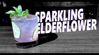 How To Make The Sparkling Elderflower Cocktail  Booze On The Rocks [upl. by Bonaparte]