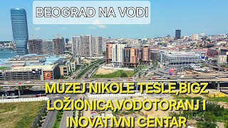 Beograd na vodi Muzej Nikole TesleBigzLožionicaVodotoranj Inovativni centar dron video [upl. by Maram]