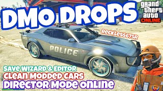 🚘 DMO 2 CAR DROP TUTORIAL 🔥DIRECTOR MODE ONLINE 💯 CLEAN UNSELECTED MODDED GTA5 CARS PS4 VERSION ONLY [upl. by Nnahtur]