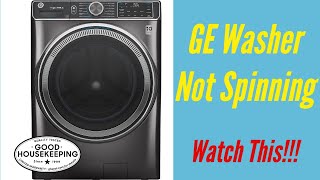 GE Washer Not Spinning Heres Why and How to Fix It [upl. by Yusuk447]