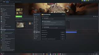 Steam Game Recording How to Enable GPU Hadrware Encoding [upl. by Nomyaw]