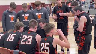 Wellsville downs Hornell to reach Section V finals boys basketball 20222023 [upl. by Natividad]