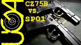 CZ75B vs SP01 FaceOff  Accuracy Rapid Fire amp Impressions  By UGA [upl. by Lucita450]