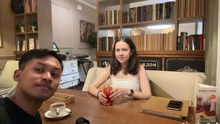 Makan sup merah russia ft viktoria livestream [upl. by Moriarty]