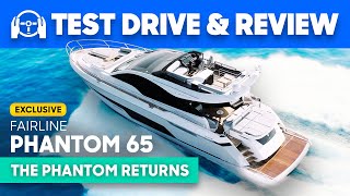 Fairline Phantom 65 Yacht Test Drive Tour amp Review  YachtBuyer [upl. by Wachter]