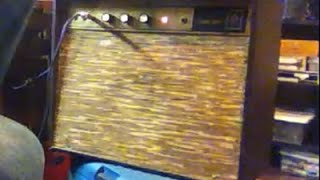 1965 Custom Kraft Model 500 Series Filament Amp SERVICE amp DEMO [upl. by Noiramaj]