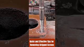 Amazing Quick and Effective Tips for Removing Stripped Screws tool shorts [upl. by Lupiv630]