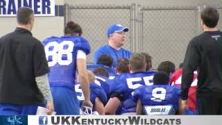 Kentucky Wildcats TV Coach Stoops Micd Up  Part Two [upl. by Imojean]