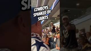 Cowboys Fans Leave Saints Game Early After Whoopin [upl. by Anail]