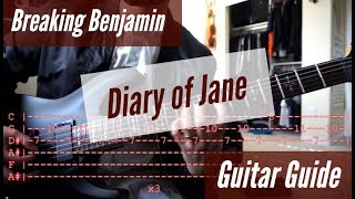 Breaking Benjamin  Diary of Jane Guitar Guide [upl. by Airelav718]