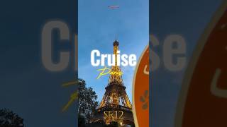 West Europe Trip SR12 x Airlangga Travel  Eps 3  Cruise Paris 🇫🇷 airlanggatravel travel [upl. by Larrie]