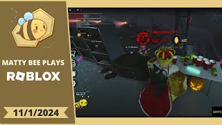 MattyBee PLAYING ROBLOX WITH VIEWERS VOD  1112024 [upl. by Eellac]