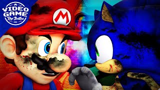 Super Mario vs Sonic the Hedgehog  Video Game Rap Battle [upl. by Seavey]