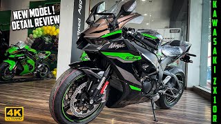 2024 Kawasaki ZX10r New Model Detail Walkaround Review  ZX10r Price amp New Features [upl. by Gilmour]