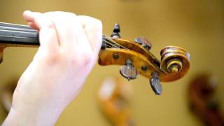 Violin made in Markneukirchen Germany cir1900 [upl. by Yddur]