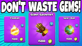 Should We Spend Gems To Purchase These Clash Of Clans COC [upl. by Irvin]