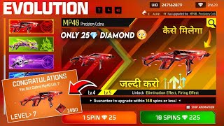 EVOLUTION EVENT FREE FIRE  EVOLUTION EVENT SPIN  FREE FIRE NEW EVENT  FF NEW EVENT TODAY [upl. by Atile]